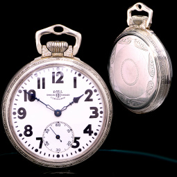 Railroad Watch | Ball Illinois Gr. 810 Railroad Watch Pocket Watch | Triple Signed